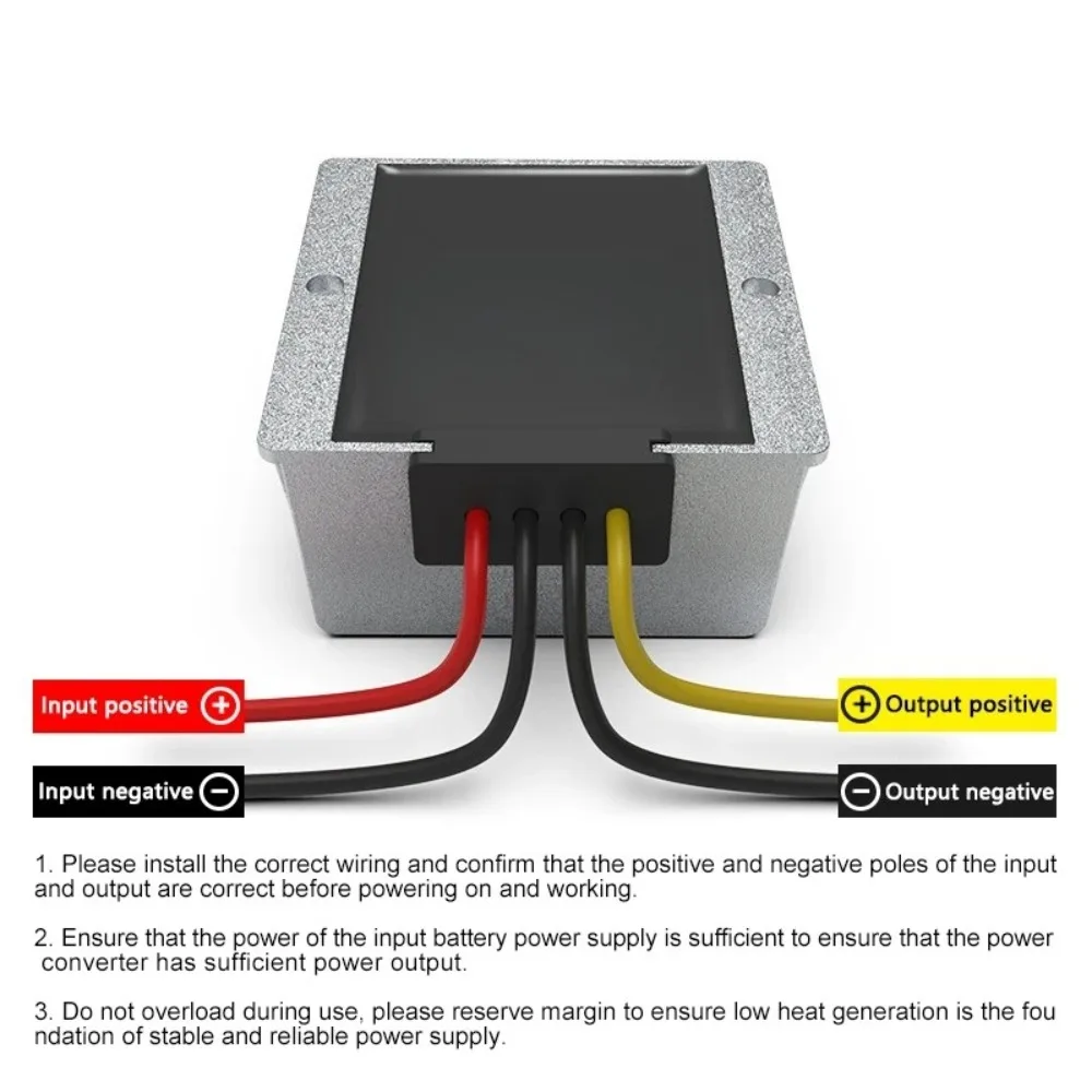 Cargador regulador de voltaje CC 9-36V 24V a 28V 24V 13,8 V 19V 8A 20A para sistema de batería dual de 24V convertidor ba Boost/buck de plomo-ácido - imagen 5