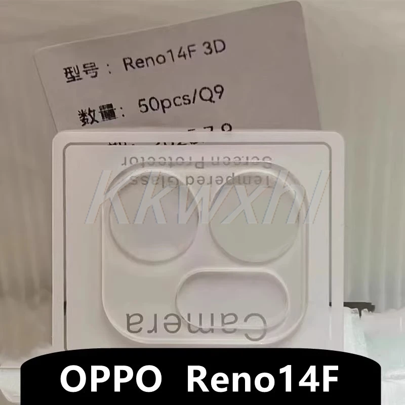 2 uds 9H película de lente de cámara 3D para OPPO Reno14 F 5G Reno14F Reno14Pro Reno 14 Pro 14F CPH2743 cubierta protectora trasera de vidrio templado - imagen 4