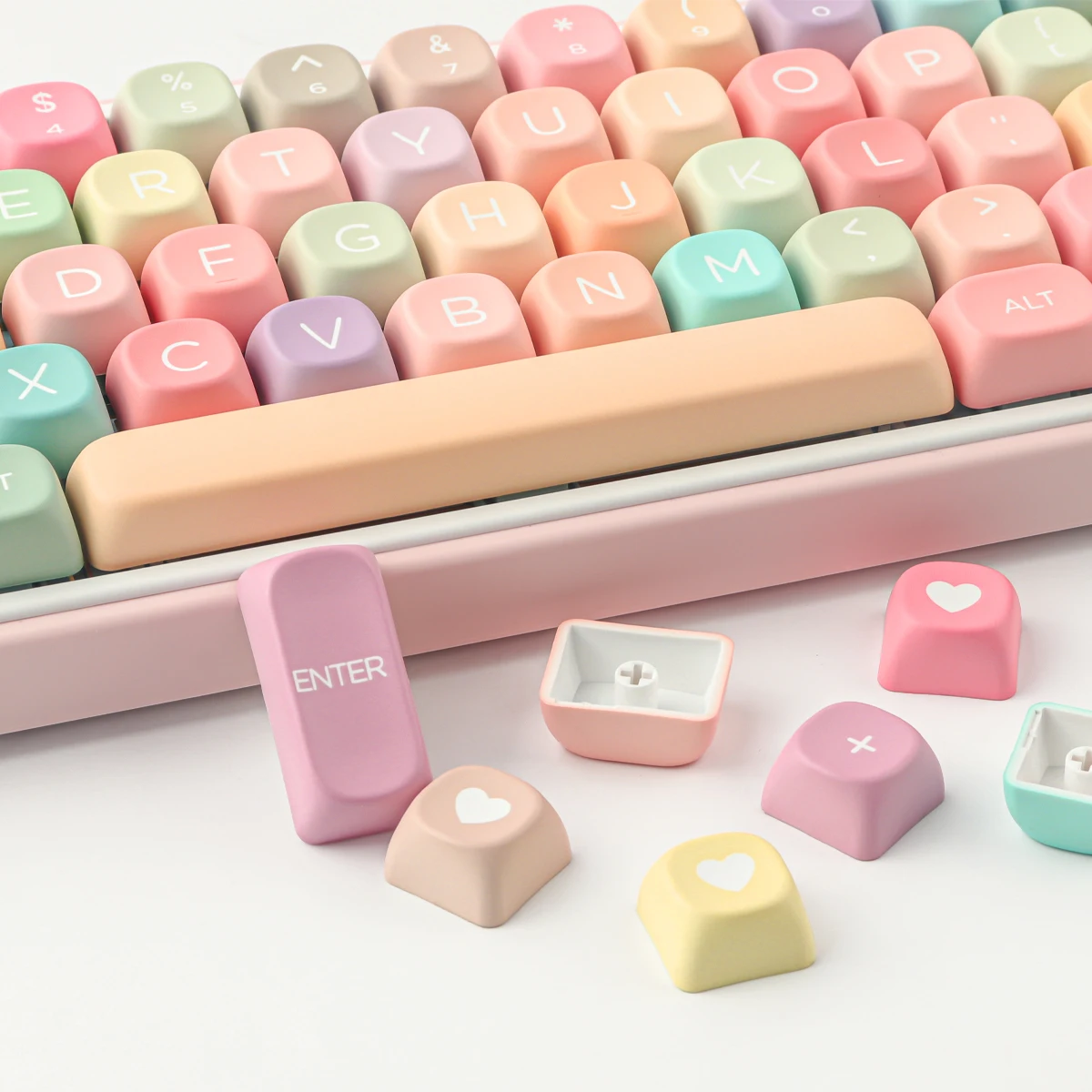 Juego de teclas GMK Candy, 126 teclas, Material PBT, perfil MOA para teclado mecánico CHERRY MX Switch 61/64/68/75/84/87/96/98/104 - imagen 5
