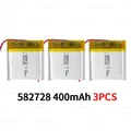 582728 400mAh 3PCS