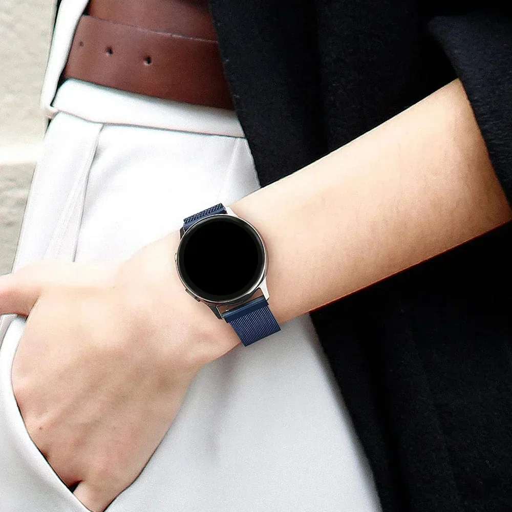 Correa milanesa magnética para Huawei Watch 5/GT5 Pro 4 3 2 46mm 22mm banda de Metal para Honor Watch GS 4/GS 3/GS 3i/GS Pro correa de muñeca - imagen 3