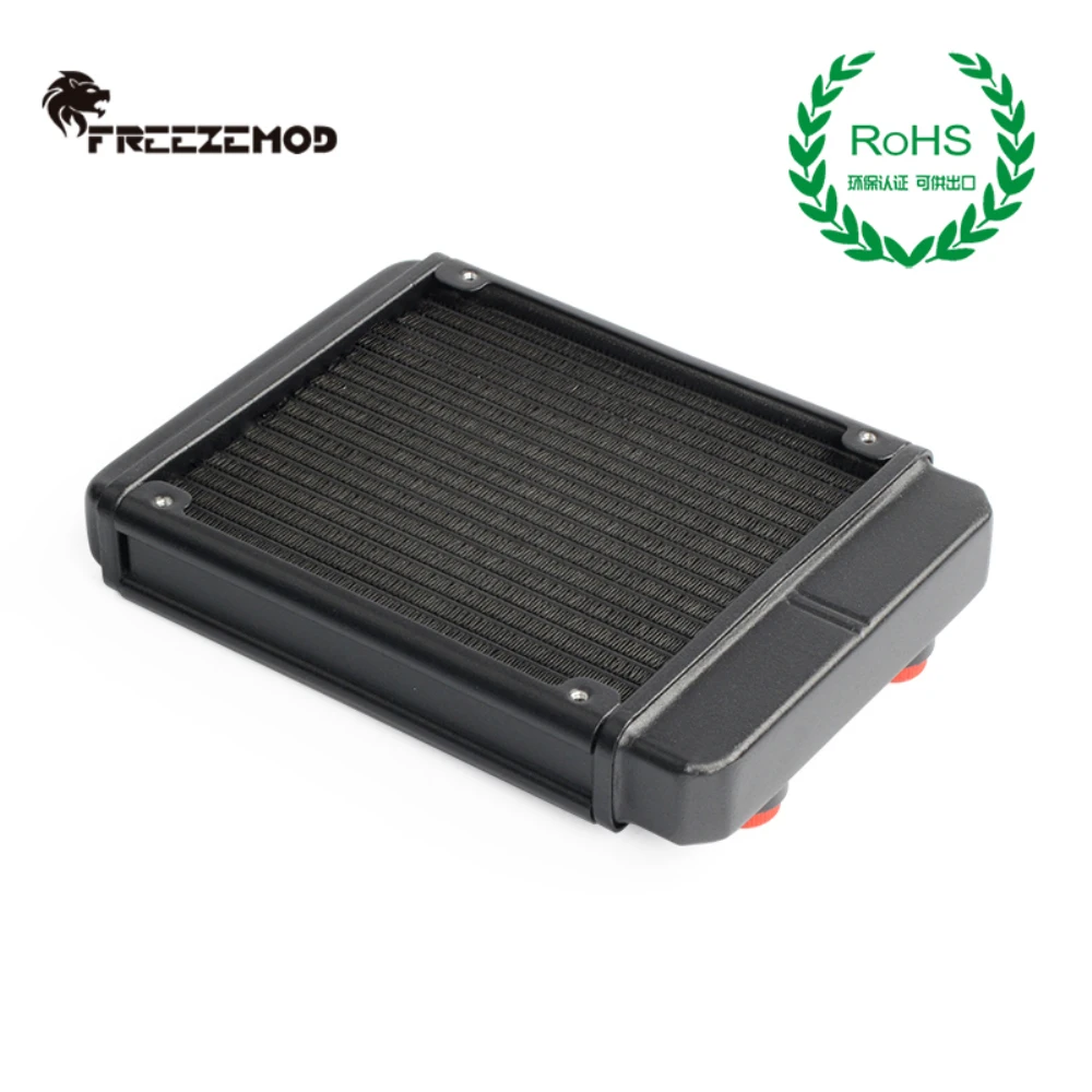 FREEZEMOD-disipador de calor de 12CM para PC, ventilador de 120mm, radiador de aluminio, Enfriador de agua, refrigeración líquida G1/4, cierre de boca de rosca 17 SR-L120G14 - imagen 5