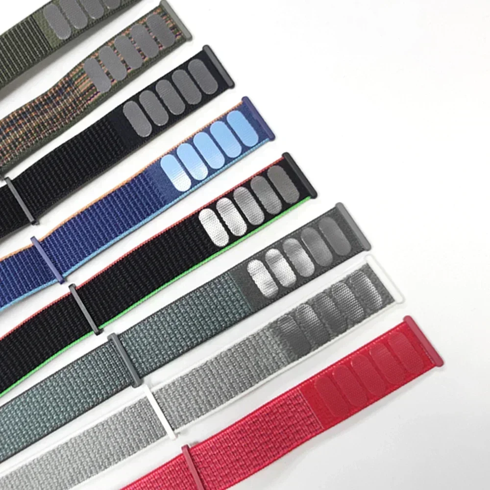 Correa de nailon de 20mm y 22mm para Amazfit GTR 4 3 2/GTS 4 2 mini/Bip 6 Correa Garmin Forerunner 570 265 255 165 correas deportivas - imagen 3