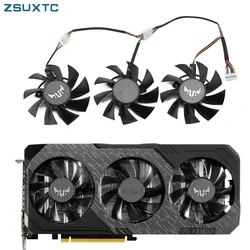 75MM 7Pin FD8015U12D GTX1660 RX5700 RX5700XT para ASUS GTX 1660Ti 1660super RX 5700 XT TUF X3 OC ventilador de refrigeración gráfico