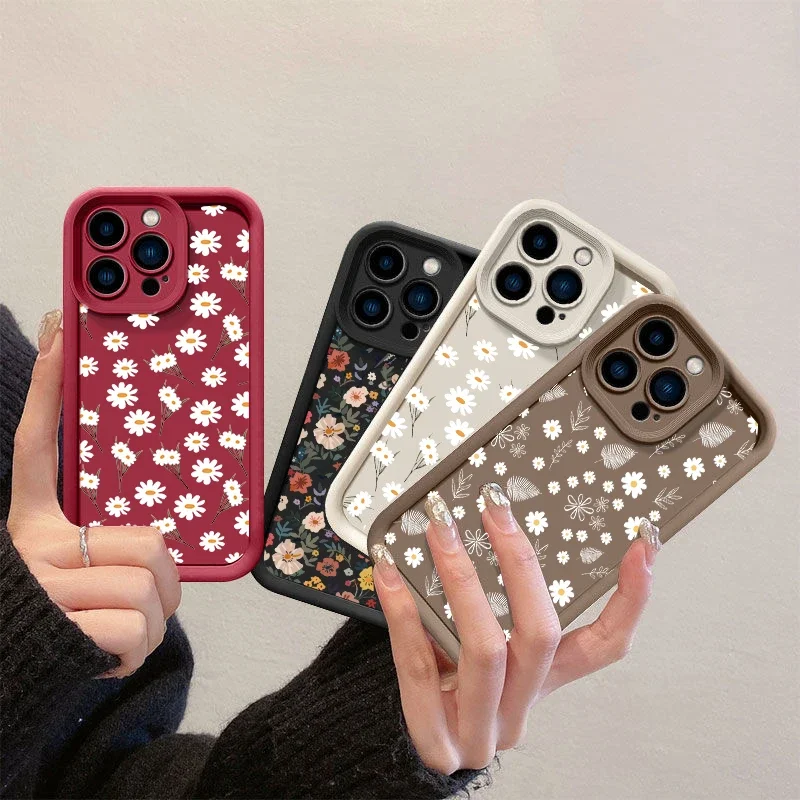 Carcasa para OPPO Reno 13F 12F 11F 8 10 11 12 13 14 Pro 5G Reno 7 4G 5 6 Lite A79 A78 A58 A77 A57 A98 A38 A18 funda de flores