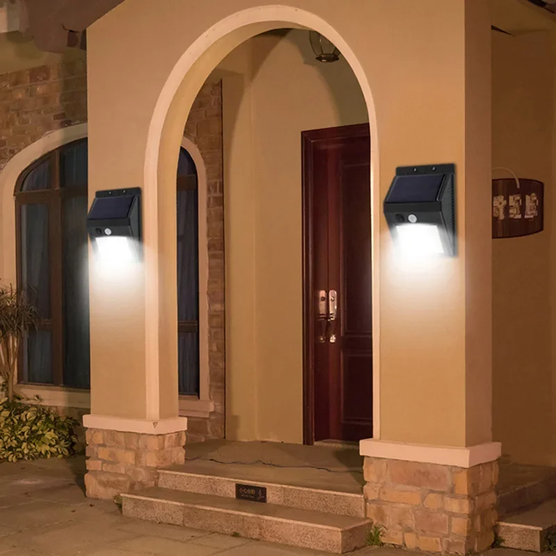 Solar garden light 30LED inducción automática