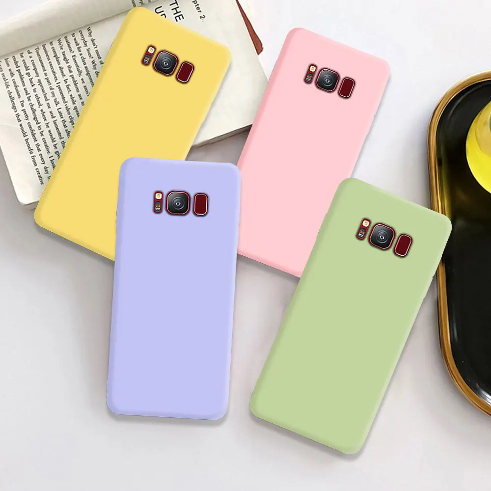 Fundas suaves de silicona líquida para Samsung Galaxy, fundas para Samsung Galaxy S8, S9, S10, S20, S21 FE, S22, S23 Plus, Note 8, 9, 10, 20 Plus - imagen 5