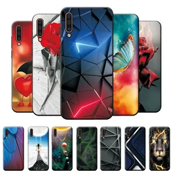 Para Samsung Galaxy A50 funda para Samsung A50s A30s Fundas de teléfono para Samsung A50 flores silicona suave TPU Fundas A 50 A30 S parachoques
