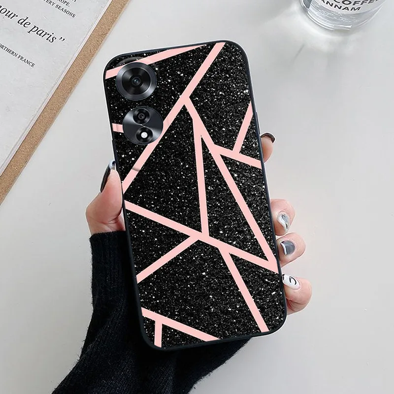 Para OPPO A60 4G Funda encantadora flor de dibujos animados Funda de teléfono de silicona suave para OPPO A60 4G Funda Coque OPPOA60 4G 2024 conchas - imagen 5