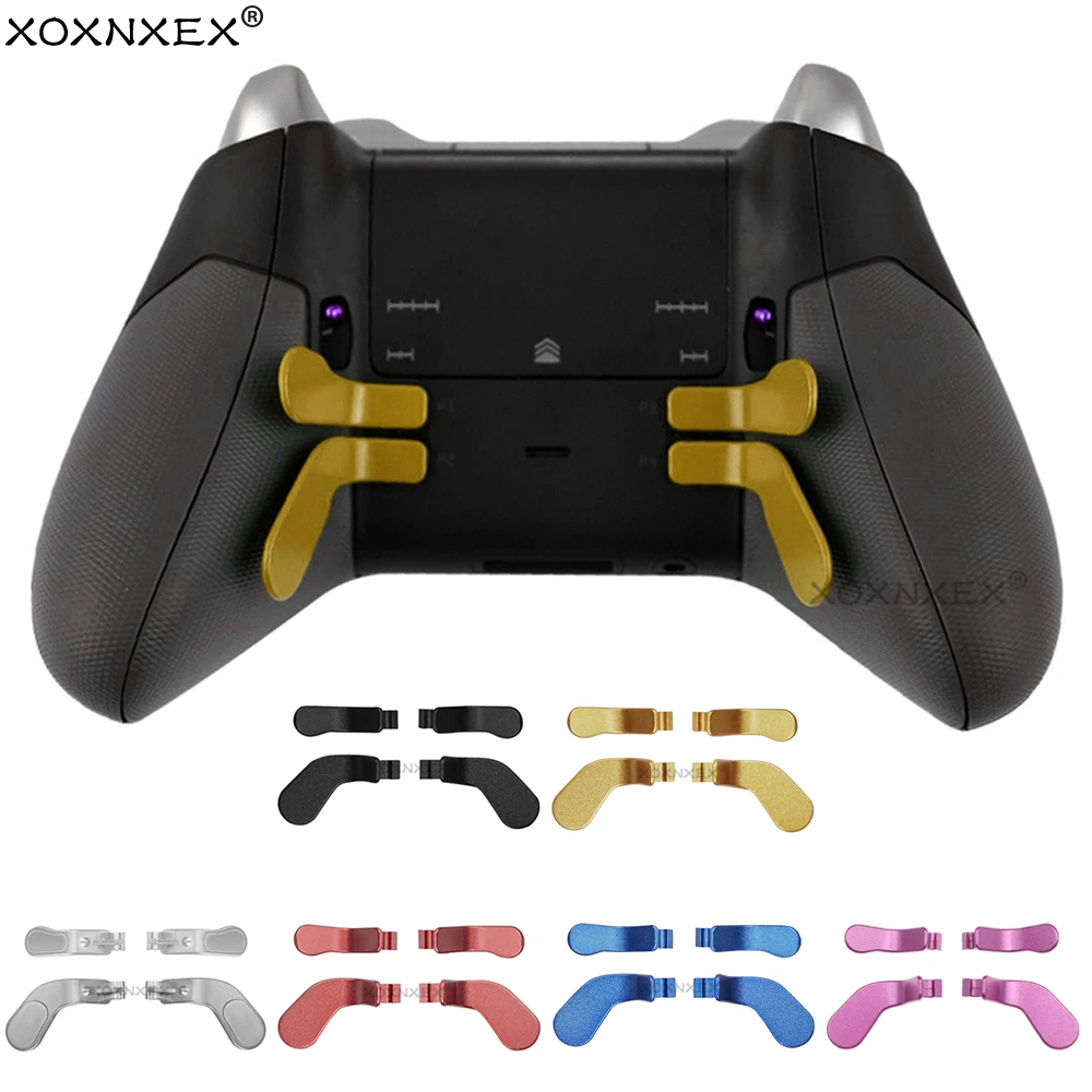 XOXNXEX botón de disparo del controlador, paletas de Metal para Xbox One Elite Series 2, piezas de Gamepad para Xbox One Elite 2, accesorios