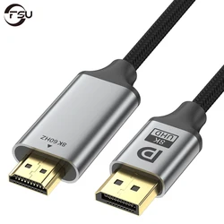 Adaptador DisplayPort a HDMI 8K 60Hz / 4K 240Hz HDR Activo