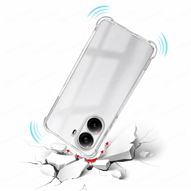 Para Poco X7 Pro PocoX7 Pro Airbag a prueba de golpes protección completa TPU funda suave para Xiaomi Poco X7 Pro funda protectora Fundas Coque - imagen 5