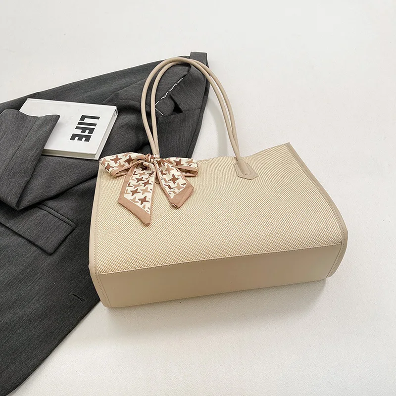 Bolso cruzado multifuncional de gran capacidad de un solo hombro de mano de PU para mujer, bolso bandolera retro para trabajo y viaje para ordenador - imagen 2