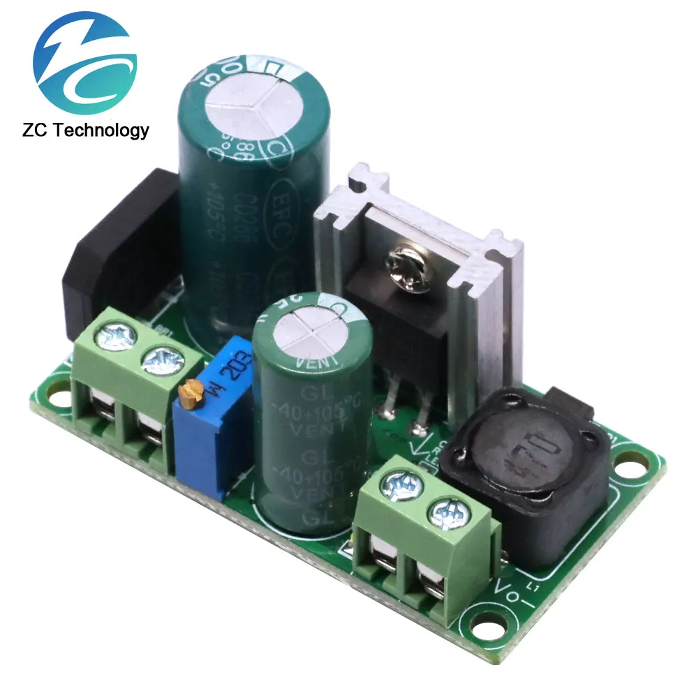 Módulo convertidor reductor de CA/CC a CC, LM2596HV, 3v, 3,3 V, 5V, 6V, 9V, 12V, 15V, 24V, 5V-50V, fuente de alimentación ajustable de 3a - imagen 4