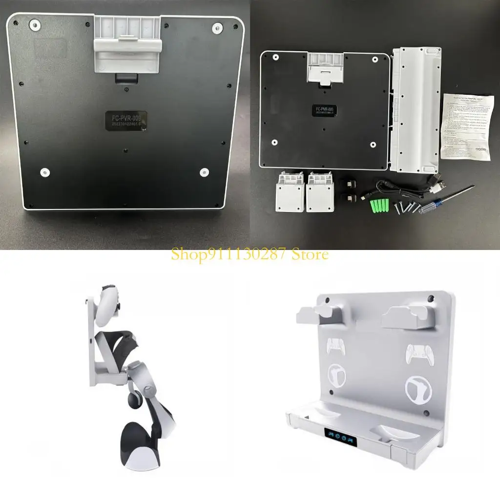 Estación Carga J1HC, soporte para auriculares para controlador VR2, indicador soporte