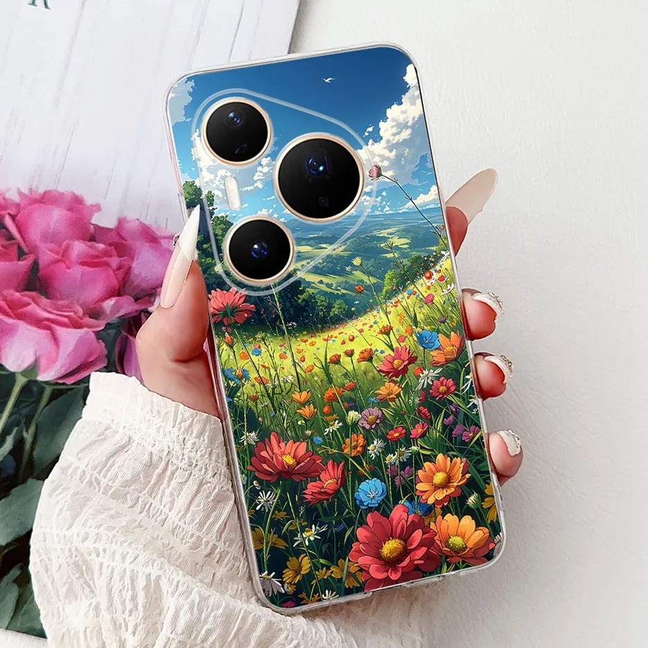 Para Huawei P80 Pro Plus funda LMR-AL10 bonita funda pintada a la moda funda de teléfono suave y delgada para Huawei Pura 80 Ultra Pura80 Pro + Shell - imagen 5