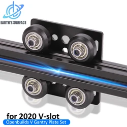 Kit Gantry Plat Openbuild V - Ruedas V-Slot Perfil 2020