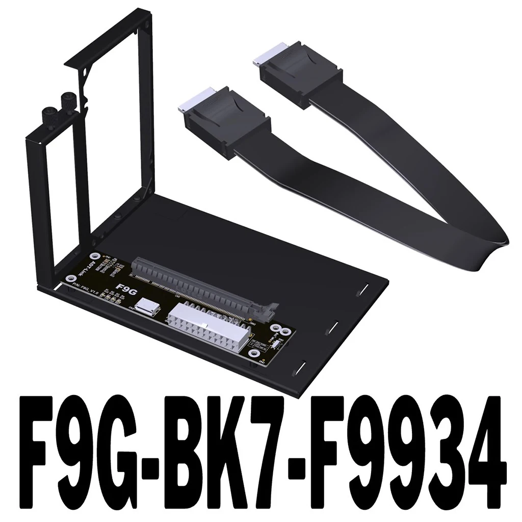 PCIe 4,0 F9G BK7 BK8 64Gbps OcuLink tarjeta gráfica externa para ordenador portátil estación de acoplamiento GPU para tarjeta adaptadora M.2 NVMe a SFF-8612 - imagen 5