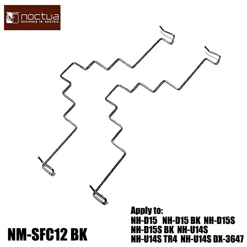 Noctua NM-SFC12 CPU Cooler Fan Snap Hook Bracket Metal Clip For NH-D15 NH-U14S NH-D15S NH-U14S TR4 NH-U14S DX-3647 - imagen 2
