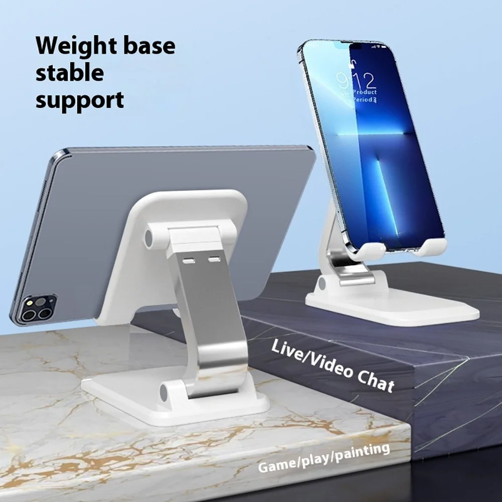 Soporte portátil para tableta, escritorio plegable, soporte para teléfono móvil para iPhone, Samsung, Xiaomi, Huawei, soporte Universal ajustable para teléfono inteligente