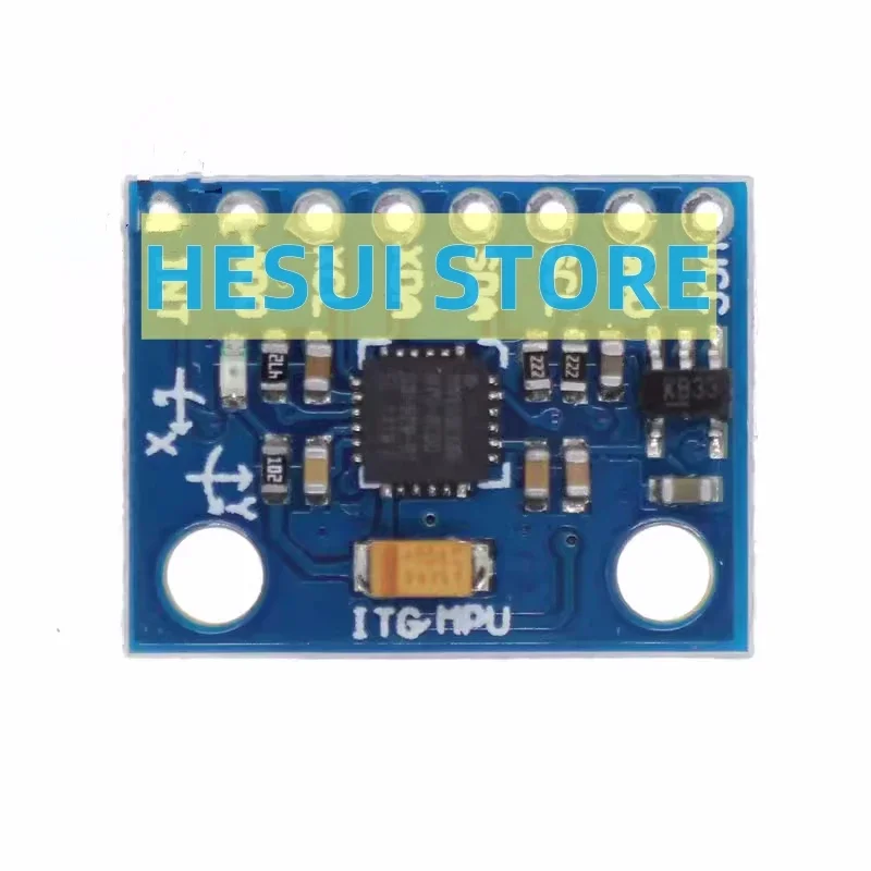 Módulo 521 MPU-6050 giroscopio de aceleración triaxial módulo 6DOF tiene esquema de código - imagen 3