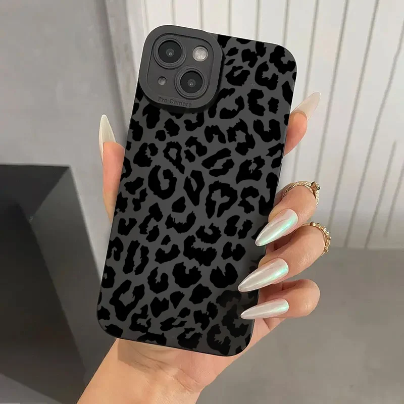 Funda de teléfono con forma de corazón de leopardo para Xiaomi Mi 14T 12T 11T 11 10T Poco X5 F5 X4 M4 F4 X3 M3 Pro Lite 4G 5G, funda de silicona suave