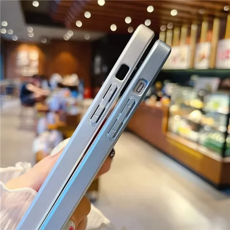 Sanrio Hello Kitty funda de teléfono de Color metálico para Samsung S10 S20 S21 S22 S23 S8 S9 S24 S25 FE PLUS Ultra 5G cubierta dura de vidrio - imagen 5