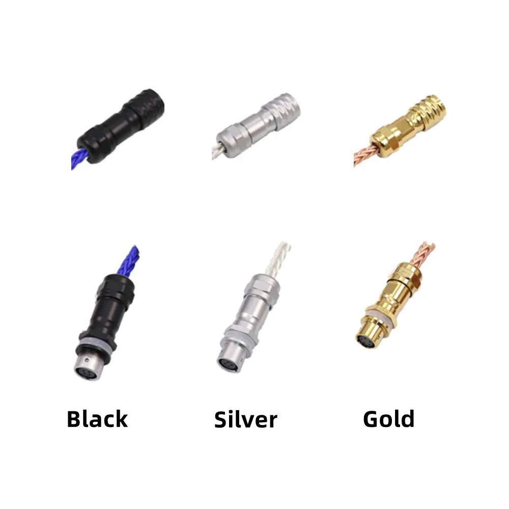 Nuevo Cable de carga de datos Chapado en plata y cobre de un solo cristal USB tipo C de Metal personalizado para teclado mecánico Cable de enchufe de aviación - imagen 5