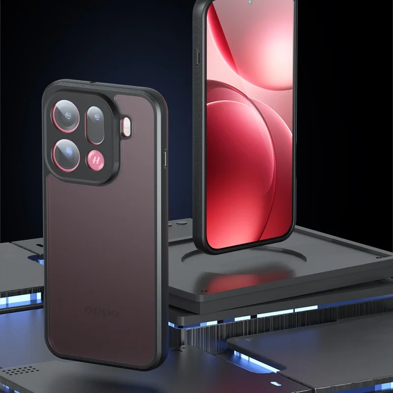 Para OPPO Find X9 Pro funda OPPO Find X9 Capas armadura parachoques trasero a prueba de golpes mate transparente Fundas OPPO Find X9 Pro - imagen 2