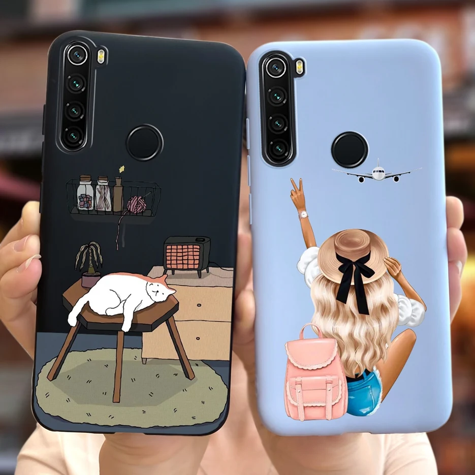 Para Xiaomi Redmi Note 8 funda Redmi Note 8T lindo astronautas cubierta de dibujos animados suave TPU funda de teléfono para Redmi Note 8 Pro Note8 T Shell - imagen 2