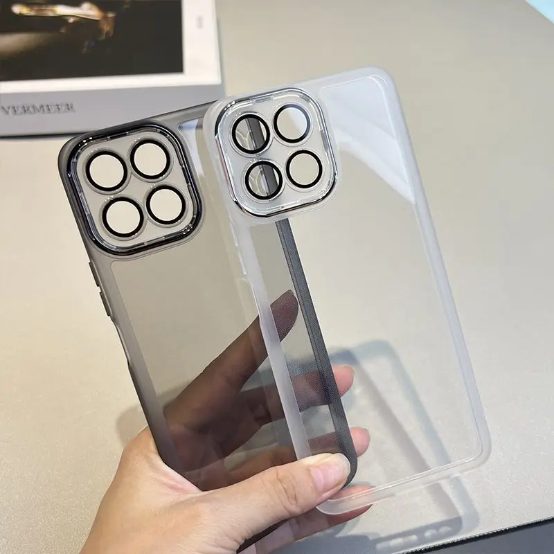 Funda para Honor X7D 400, funda de teléfono transparente de silicona suave inteligente TPU para Honor X7D 4G, protección de cámara, parachoques a prueba de golpes