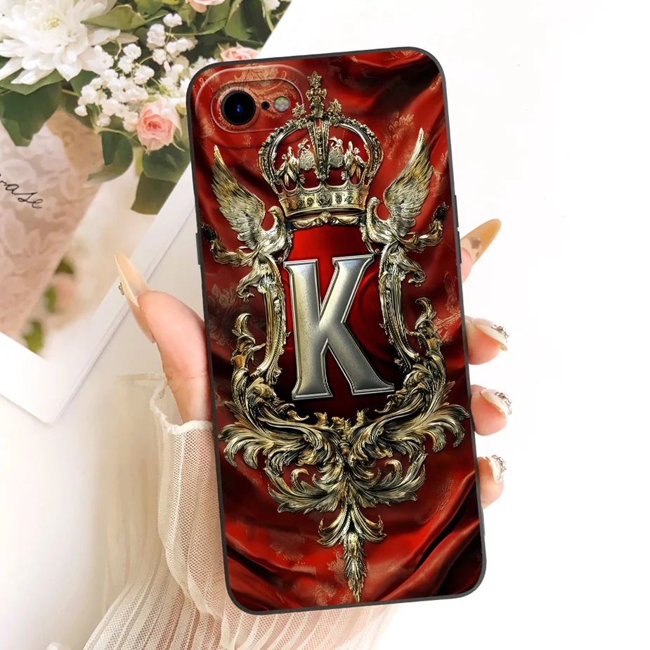 Para Apple iPhone 7 Plus iPhone8 funda Cool Crown Letters funda a prueba de golpes funda de teléfono de silicona suave para iPhone7 iPhone 8 Plus bolsas - imagen 5