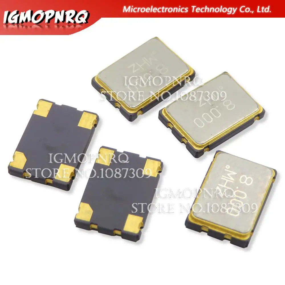 Oscilador de cristal activo SMD 5070, 10 piezas, OSC, 25MHZ, 6M, 10M, 12M, 16M, 20M, 24M, 25M, 33M, 50M, 7050, 5x7 - imagen 3