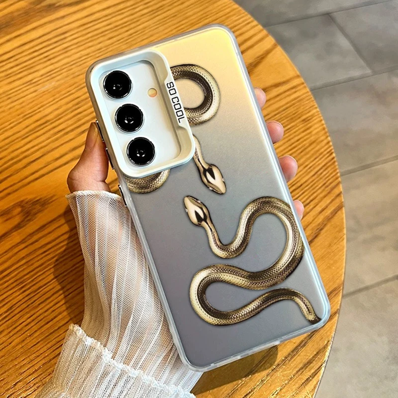 Para Funda Samsung Galaxy S25 S24 S23 S22 Ultra FE Plus Note20 Ultra A55 A54 A53 A52S A35 A34 A33 A13 A14 A25 A24 5G