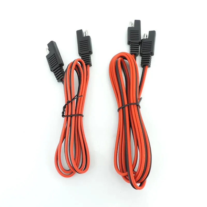 Cable de extensión de alimentación SAE a SAE con cubierta antipolvo, Conector de desconexión rápida para automóvil, 18awg, 10A, 12V-24V - imagen 5