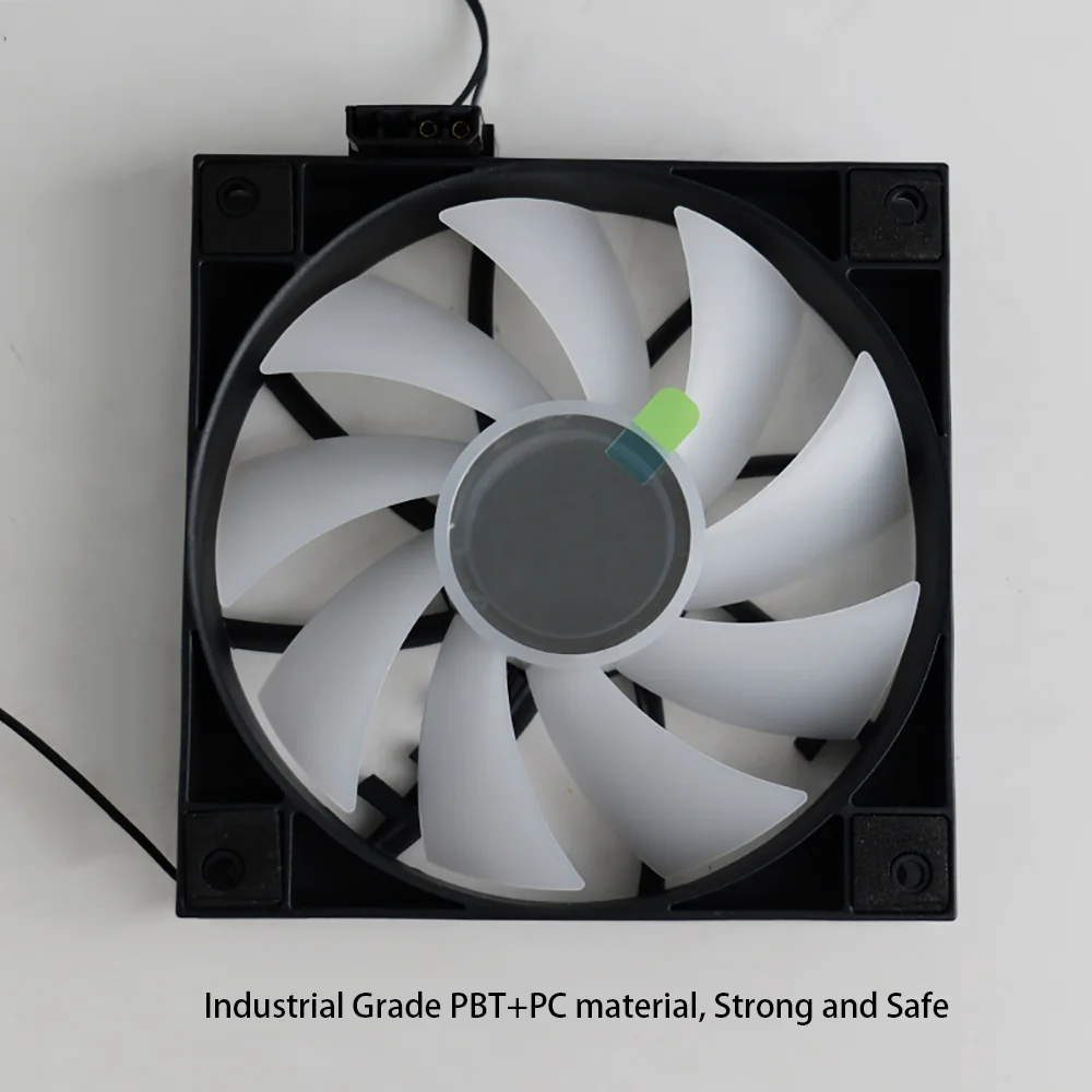 MANMU pc Gaming Rgb ventilador de computadora refrigeración Cpu ventilador de computadora 120 mm 12 V ventilador de caja de pc - imagen 4