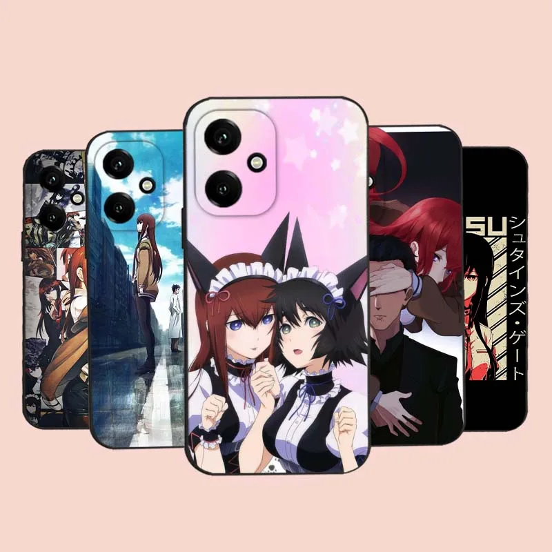Kurisu Makise-funda de Anime para Honor X9C X9B X9A X9 X8C X8B X8A X8 X7C X7B X7A X7 X6B X6A X60i X60 X6 X5B 5G