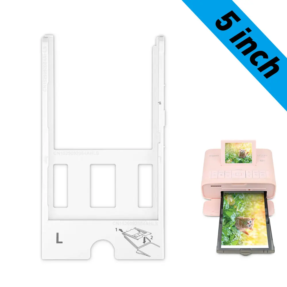 Bandeja de entrada de papel compatible con Canon Selphy CP1300 CP1200 CP1000 CP910 CP900 bandeja de impresora fotográfica tamaño postal de 3/5/6 pulgadas bandeja de 3 pulgadas - imagen 4