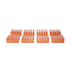 TEUCER Disipador de cobre VRAM 13x12x5mm para GPU VGA RAM
