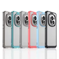 Para Honor Magic 6 Pro funda transparente Honor Magic 6 Pro funda Coque Fundas duro translúcido a prueba de golpes parachoques de teléfono para Magic 6 Pro