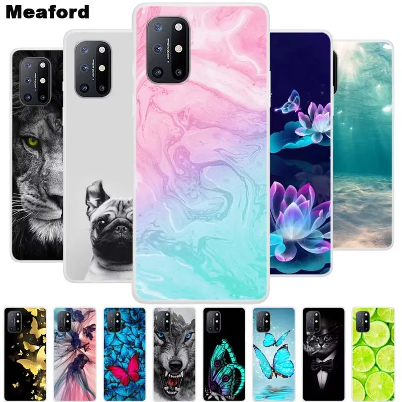 Para Oneplus 8T funda de silicona funda de teléfono para One plus 8T 8 T 8 Pro funda blanda OnePlus8T 1 + 8T parachoques coque Fundas protectoras