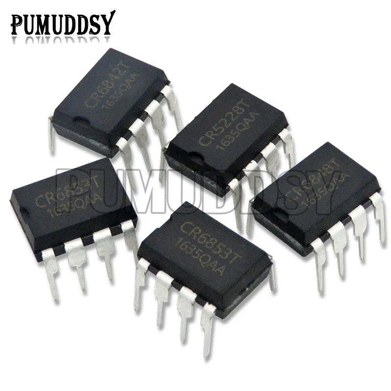 10 Uds CR6842T CR6842 CR6853T CR6853 DIP-8 IC Chipset
