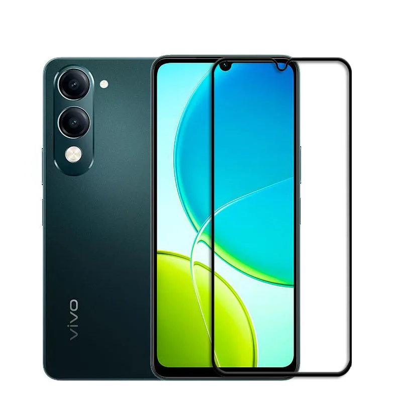 Vidrio de cubierta completa para Vivo Y29s vidrio templado Vivo Y29s Y04 Protector de pantalla película protectora de teléfono Vivo Y04 Y29s pulgadas 6,74" - imagen 3