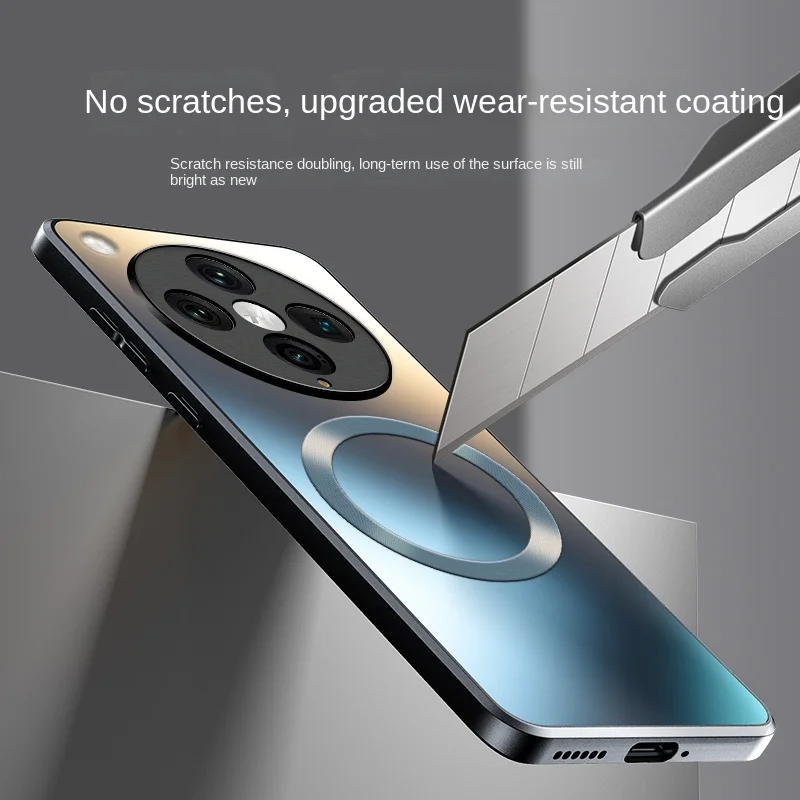 Para OPPO Find Find X8 Pro funda dura mate magnética carga inalámbrica MagSafe funda protectora trasera para Find X8 X7 X6 X5Pro Shell - imagen 3