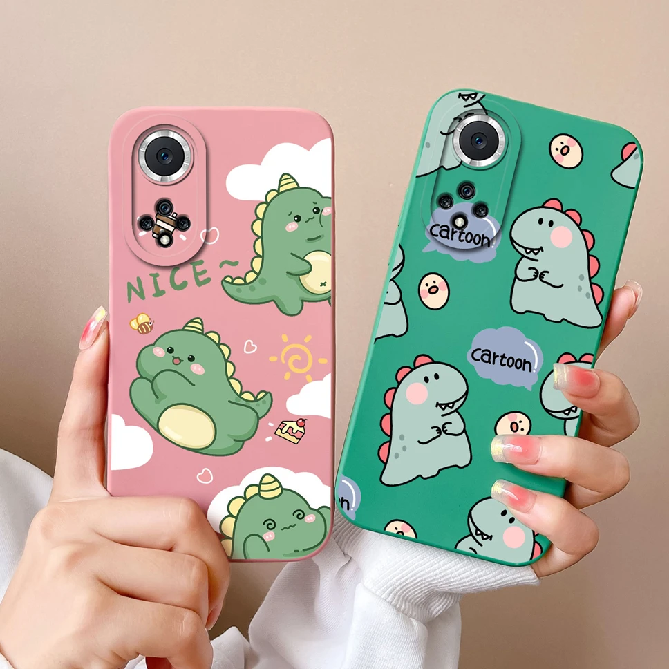 Para Huawei Nova 9 Pro 9 SE funda de teléfono moda amor corazón alta calidad suave suave cubierta de silicona líquida para Huawei Nova9 parachoques - imagen 2