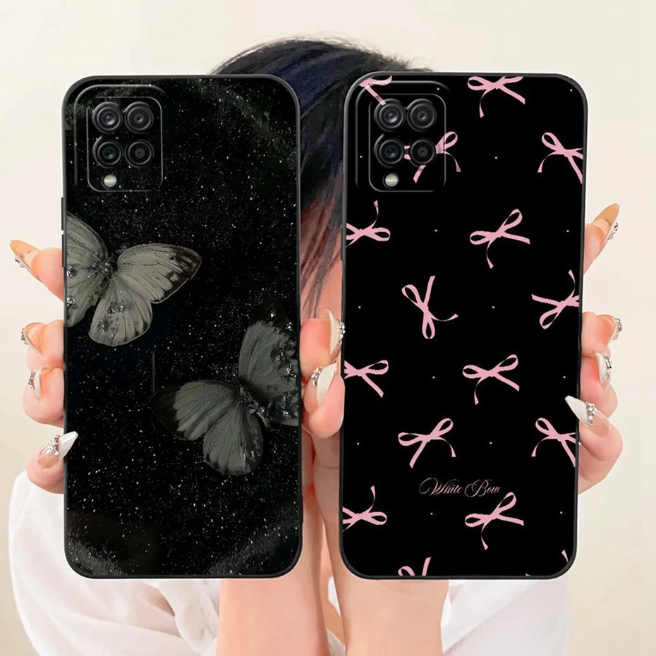 Nueva funda de teléfono de moda para Samsung Galaxy A12 M12 SM-A125F A127F fundas de silicona suave a prueba de golpes para Samsung A12 cubre parachoques - imagen 3