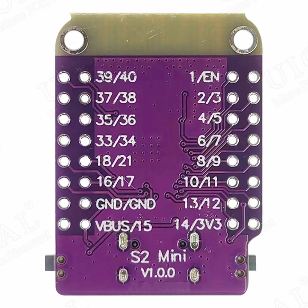 ESP32 S2 MINI módulo WIFI 2,4G para placa de desarrollo IoT 4MB Flash 32PIN USB tipo C 2MB PSRAM ESP32-S2 - imagen 3