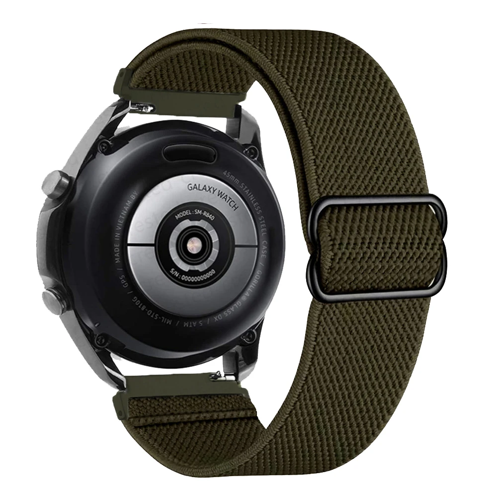 Correa de bucle trenzado para reloj Garmin Venu 3, 2, Forerunner 255, 265, Vivoactive, 20, 22mm, Correa de nailon para HUAWEI GT 5, 4, 46mm - imagen 5
