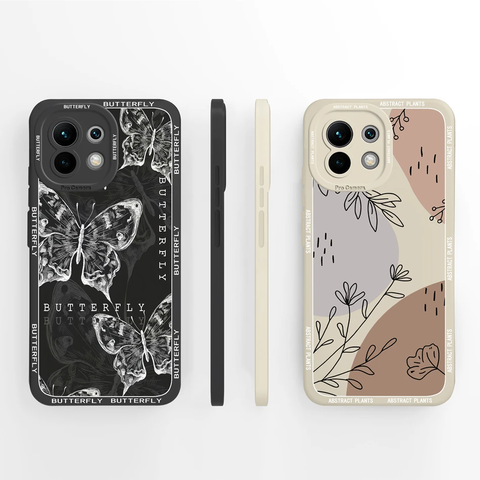 Para Xiaomi Mi 11 Lite 5G NE Funda Mi 11 fundas de teléfono juvenil Funda trasera elegante para Xiaomi 11 Lite Mi11 Funda de silicona líquida suave