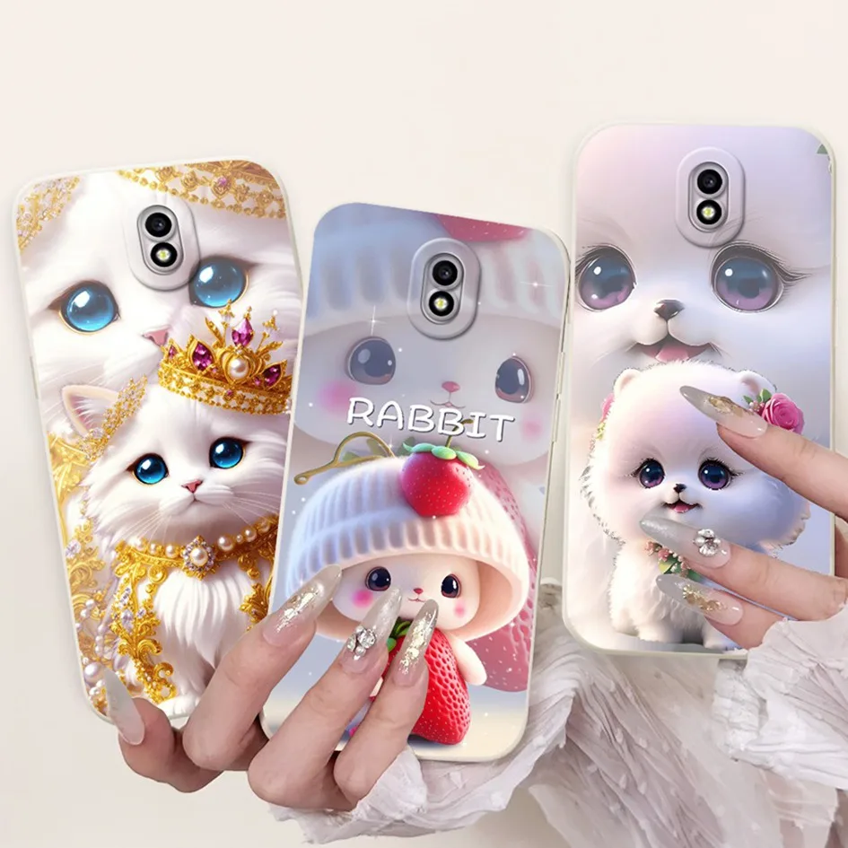 Para Samsung Galaxy J7 2017 funda SM-J730F cubierta de protección completa Fundas de teléfono de silicona suave para Samsung J3 J5 Pro 2017 J7Pro Fundas - imagen 2